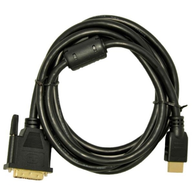 Kabel Akyga AK-AV AK-AV-11 (DVI-D M - HDMI M; 1,8m; kolor czarny)-2905307