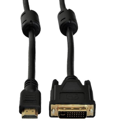 Kabel Akyga AK-AV AK-AV-11 (DVI-D M - HDMI M; 1,8m; kolor czarny)-2905309