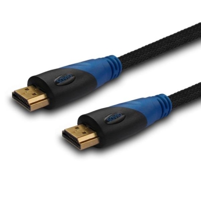 Kabel SAVIO cl-07 (HDMI - HDMI ; kolor czarny)-2905407
