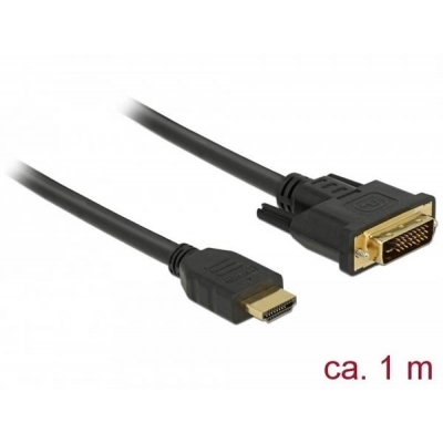 DELOCK KABEL HDMI (M) -> DVI-D (M)(24+1) 1M DUAL LINK 85652-2905561