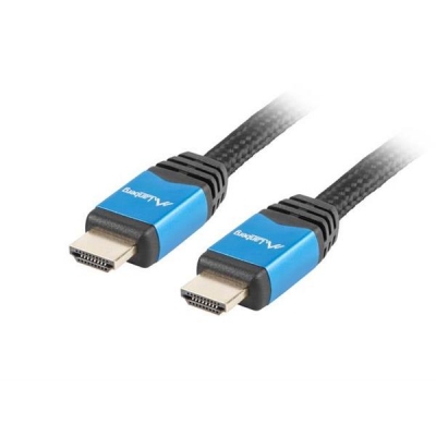 Kabel Lanberg Premium CA-HDMI-20CU-0030-BL (HDMI M - HDMI M; 3m; kolor czarny)-2905576