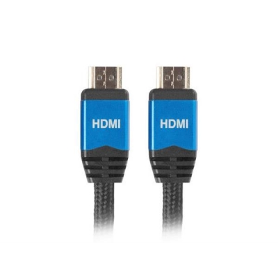 Kabel Lanberg Premium CA-HDMI-20CU-0030-BL (HDMI M - HDMI M; 3m; kolor czarny)-2905577