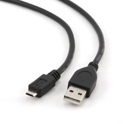 Kabel GEMBIRD CCP-MUSB2-AMBM-1M (Micro USB M - USB M; 1m; kolor czarny)-2905802