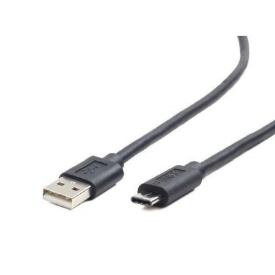 Kabel GEMBIRD CCP-USB2-AMCM-6 (USB 2.0 M - USB typu C M; 1,8m; kolor czarny)-2905807