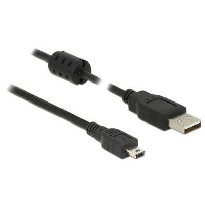 Kabel DELOCK 84915 (USB 2.0 - Mini-USB typ B ; 3m; kolor czarny)-2905909