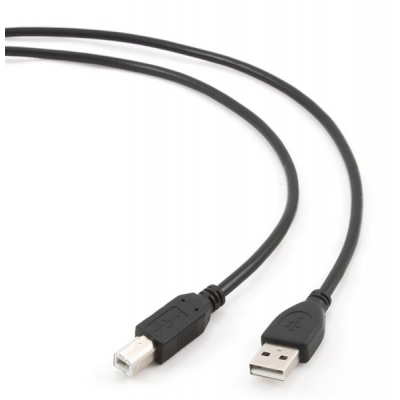 Kabel GEMBIRD CCP-USB2-AMBM-6 (USB 2.0 typu A M - USB 2.0 typu B M; 1,8m; kolor czarny)-2906282