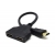 Adapter GEMBIRD DSP-2PH4-04 (HDMI M - 2x HDMI F; 0,20m; kolor czarny)-2904873