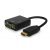 Adapter SAVIO cl-23 (HDMI M - D-Sub (VGA) F; 0,20m; kolor czarny)-2904930