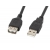 Kabel Lanberg CA-USBE-10CC-0018-BK (USB 2.0 M - USB 2.0 F; 1,8m; kolor czarny)-2905831