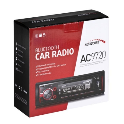 Radioodtwarzacz samochodowe AUDIOCORE AC9720B (USB + AUX + karty SD)-2918333