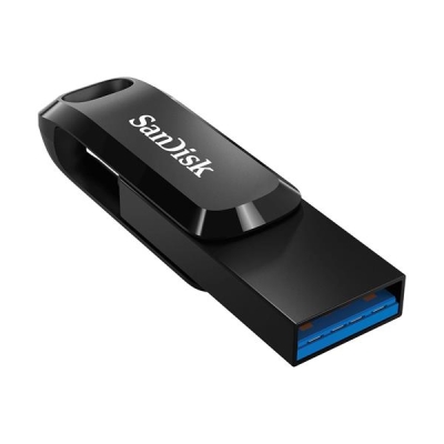 Pendrive SanDisk Ultra Dual GO SDDDC3-128G-G46 (128GB; USB 3.0, USB-C; kolor czarny)-2943470