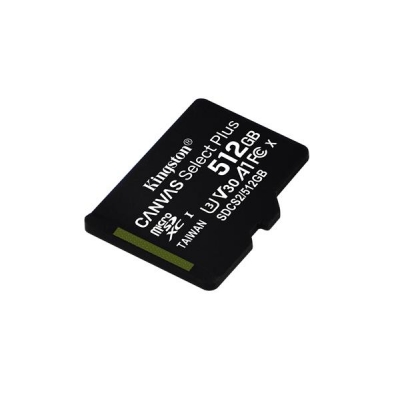 Karta pamięci z adapterem Kingston Canvas Select Plus SDCS2/512GB (512GB; Class 10, Class U1, V10; + adapter)-2943990