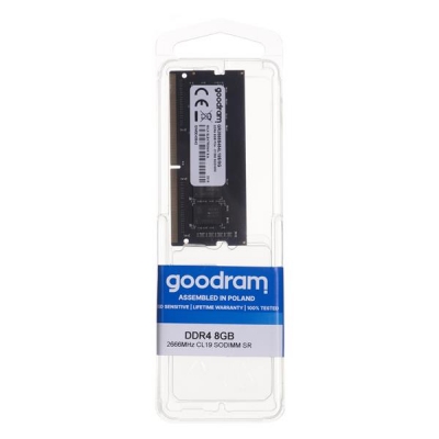 Pamięć GoodRam GR2666S464L19S/8G (DDR4 SO-DIMM; 1 x 8 GB; 2666 MHz; CL19)-2944194