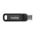 Pendrive SanDisk Ultra Dual GO SDDDC3-128G-G46 (128GB; USB 3.0, USB-C; kolor czarny)-2943468
