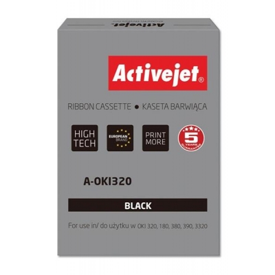 Taśma barwiąca Activejet A-OKI320 (zamiennik OKI 9002303; Supreme; czarny)-2958531