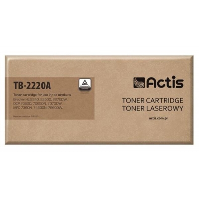 Toner ACTIS TB-2220A (zamiennik Brother TN-2220; Standard; 2600 stron; czarny)-2960717