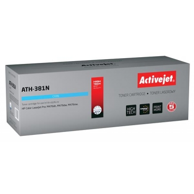 Toner Activejet ATH-381N (zamiennik HP 312A CF381A; Supreme; 2700 stron; niebieski)-2961010