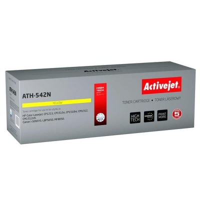 Toner Activejet ATH-542N (zamiennik HP 125A CB542A, Canon CRG-716Y; Supreme; 1600 stron; żółty)-2961040