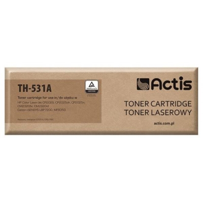 Toner ACTIS TH-531A (zamiennik HP 304A CC531A, Canon CRG-718C; Standard; 3000 stron; niebieski)-2961065