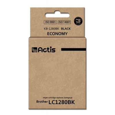 Tusz ACTIS KB-1280Bk (zamiennik Brother LC1280BK; Standard; 60 ml; czarny)-2961867