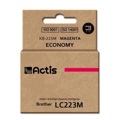 Tusz ACTIS KB-223M (zamiennik Brother LC223M; Standard; 10 ml; czerwony)-2961873