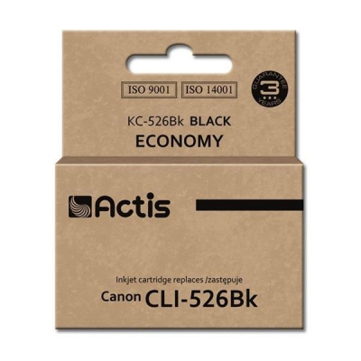 Tusz ACTIS KC-526Bk (zamiennik Canon CLI-526BK; Standard; 10 ml; czarny)-2962074