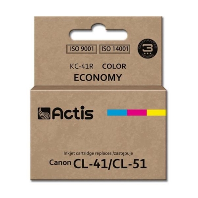 Tusz ACTIS KC-41R (zamiennik Canon CL-41/CL-51; Standard; 18 ml; kolor)-2962273