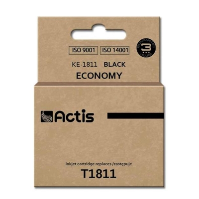 Tusz ACTIS KE-1811 (zamiennik Epson T1811; Standard; 18 ml; czarny)-2962302