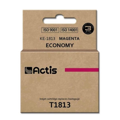 Tusz ACTIS KE-1813 (zamiennik Epson T1813; Standard; 15 ml; czerwony)-2962303