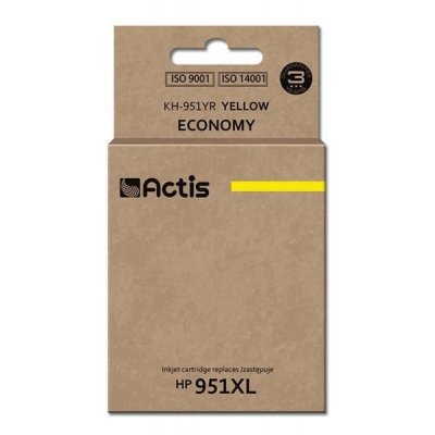 Tusz ACTIS KH-951YR (zamiennik HP 951XL CN048AE; Standard; 25 ml; żółty)-2962488
