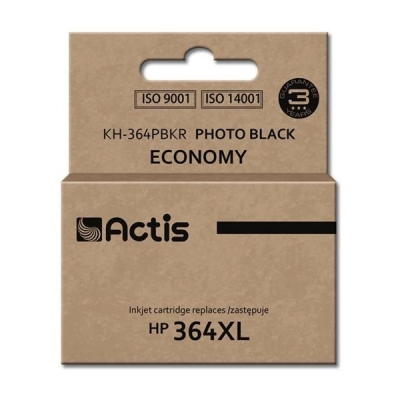 Tusz ACTIS KH-364PBKR (zamiennik HP 364XL CB322EE; Standard; 12 ml; czarny, foto)-2962498