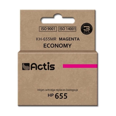 Tusz ACTIS KH-655MR (zamiennik HP 655 CZ111AE; Standard; 12 ml; czerwony)-2962646