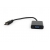 Adapter GEMBIRD A-HDMI-VGA-04 (HDMI M - D-Sub (VGA) F; 0,15m; kolor czarny)-2972870