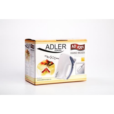 Mikser ręczny Adler AD 4201 (300W; kolor biały)-2987156
