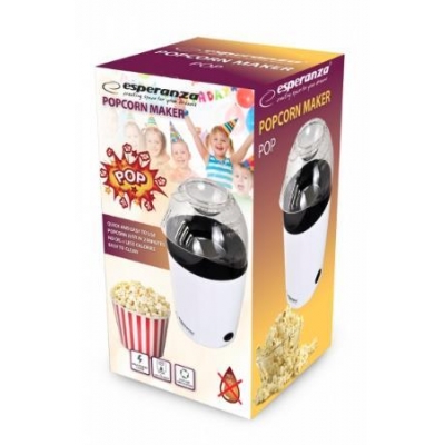 Maszynka do popcornu Esperanza POP EKP006 (1200W; kolor biały)-2988523