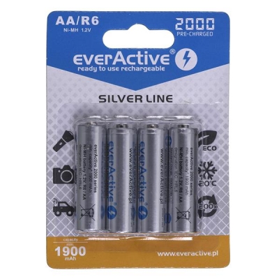 Zestaw akumulatorków everActive EVHRL6-2000 (2000mAh ; Ni-MH)-2992797