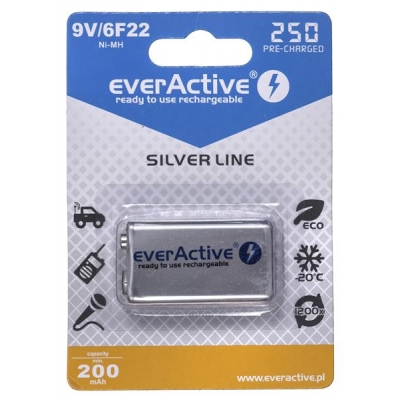 Zestaw akumulatorków everActive EVHRL22-250 (250 mAh ; Ni-MH)-2992809