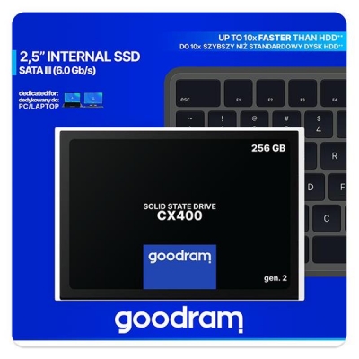 SSD GOODRAM CX400 Gen. 2 256GB SATA III 2,5 RETAIL-2994955