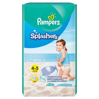 Pampers Zestaw pieluchomajtek Splashers 4 - 5 (9-15 kg); 11-2996006