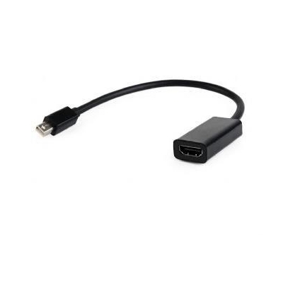 Adapter GEMBIRD A-MDPM-HDMIF-02 (Mini DisplayPort M - HDMI F; 0,15m; kolor czarny)-3001219