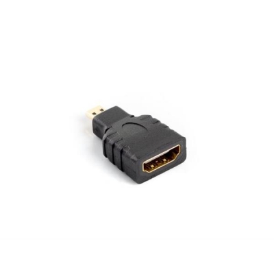 Adapter Lanberg AD-0015-BK (HDMI F - Micro HDMI M; kolor czarny)-3001289