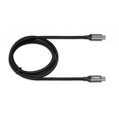 Kabel IBOX IKUMTC31G2 (USB typu C - USB typu C ; 1m; kolor czarny)-3001508