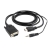 Adapter GEMBIRD A-HDMI-VGA-03-6 (HDMI M - D-Sub (VGA), Jack stereo 3,5 mm M; 1,8m; kolor czarny)-3001202