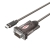 UNITEK ADAPTER USB-C - 1X RS-232, Y-1105K-3001245
