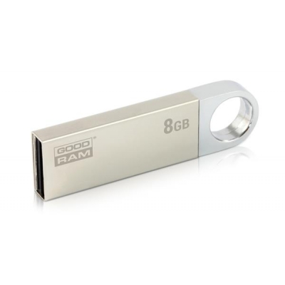 Pendrive GoodRam UUN2 UUN2-0080S0R11 (8GB; USB 2.0; kolor srebrny)-3019337