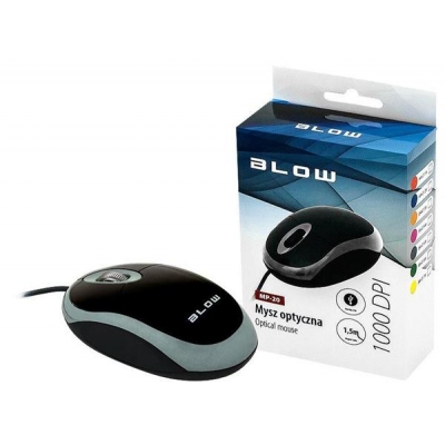 Mysz BLOW MP-20 84-015# (optyczna; 1000 DPI; kolor szary)-3021272
