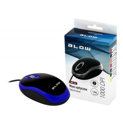 Mysz BLOW Mp-20 84-012# (optyczna; 1000 DPI; kolor niebieski)-3021323