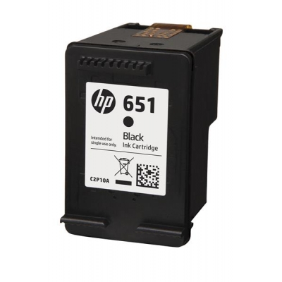 Tusz HP C2P10AE (oryginał HP651 HP 651; czarny)-3027886