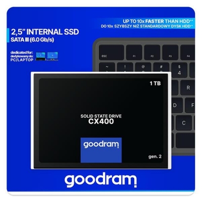 DYSK SSD GOODRAM CX400 Gen2 1TB SATA III 2,5 RETAIL-3092154