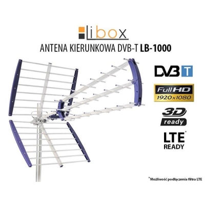 Antena kierunkowa zewnętrzna Libox LB1000 (16,5 dB; Typ F)-3258601